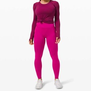 Lululemon Invigorate Leggings in Hot Pink